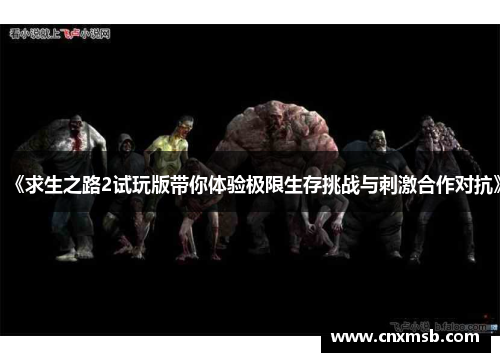 《求生之路2试玩版带你体验极限生存挑战与刺激合作对抗》